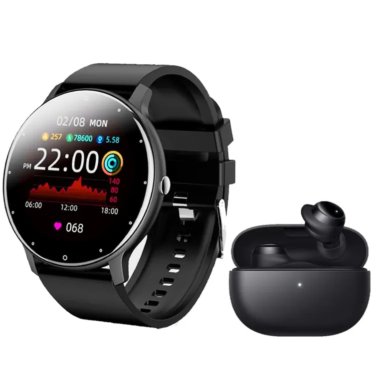 Auriculares bluetooth buds 3 De lite y Zl02 reloj inteligente