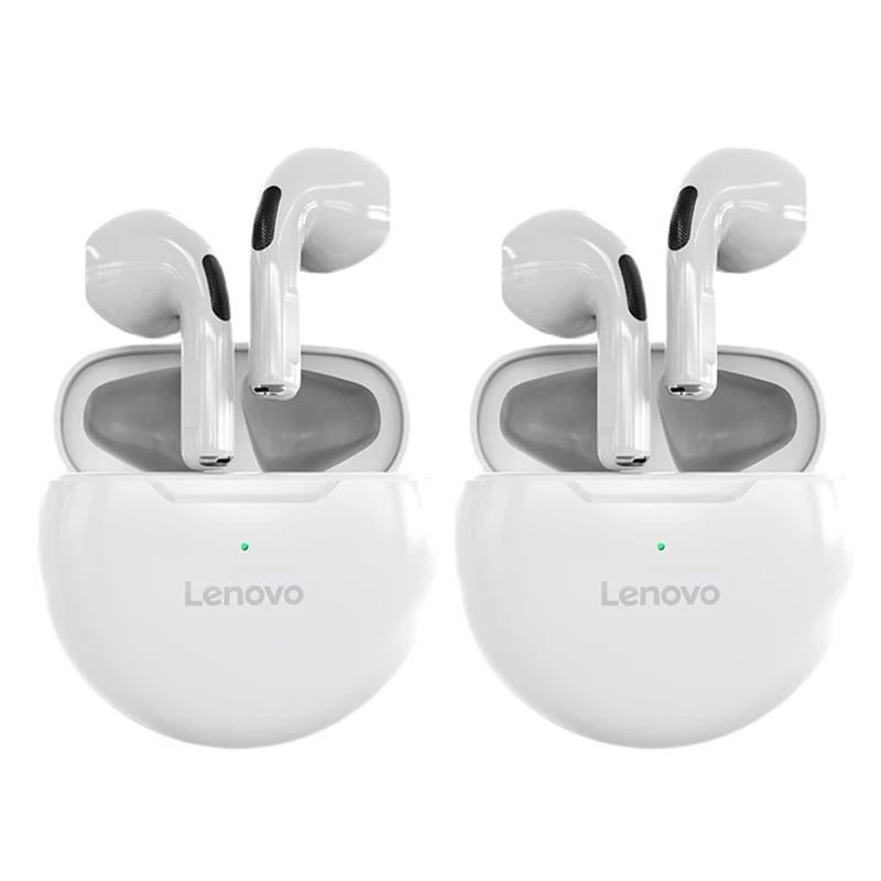 LENOVO - Set de 2 audífonos Lenovo HT38 TWS Bluetooth - Blanco