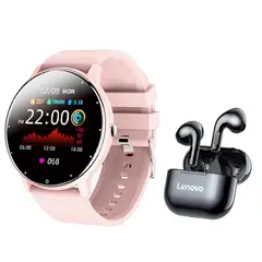 LENOVO - Audífonos LP40 y Smartwatch Toumi Fit 2