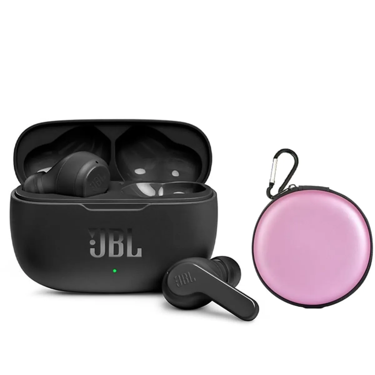 JBL - Audífonos Bluetooth JBL WAVE 200TWS - Negro y Estuche-P