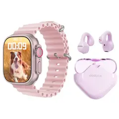 LENOVO - XT61 De Audífonos tws y Toumi Watch S8-Rosa