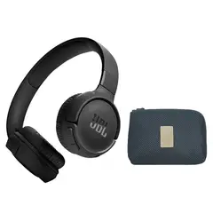 JBL - Audífono Inalámbrico Tune 510BT-Negro Y Toumi Audífono Estuche-B