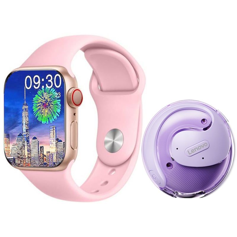 LENOVO - Audífonos Lenovo X15 PRO-Morado y Toumi S9 Pro-P Reloj inteligente