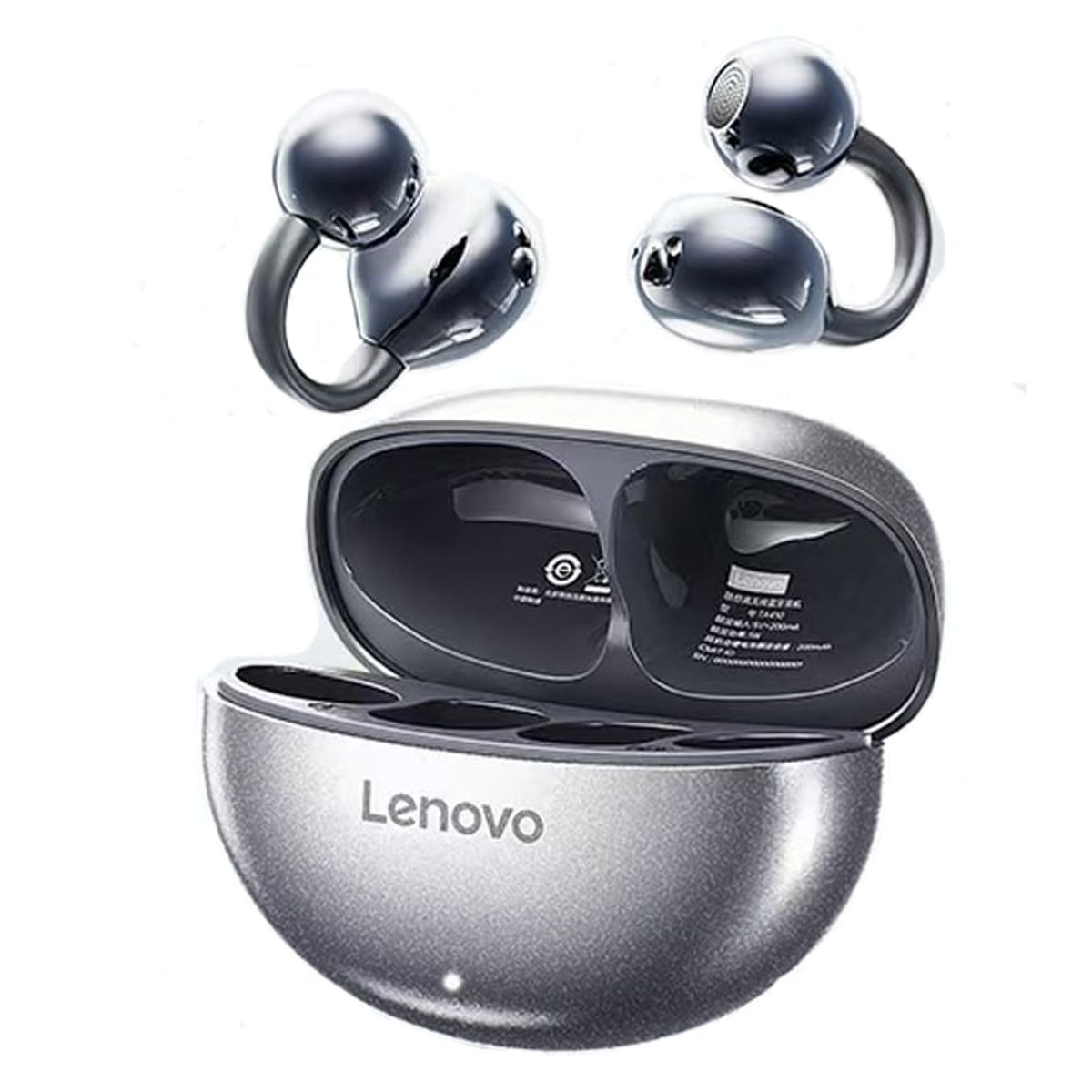 LENOVO - Audífonos Lenovo Clip TA140 TWS Bluetooth 54 -Negro