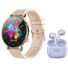 LENOVO - LP40 Pro De Audífonos-Morado y Toumi Watch Fit 3 Pro-G