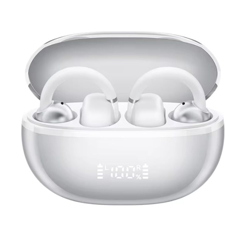 HAYLOU - HAYLOU auriculares AirFree TWS BT 54 batería de 24H duración-Blanco