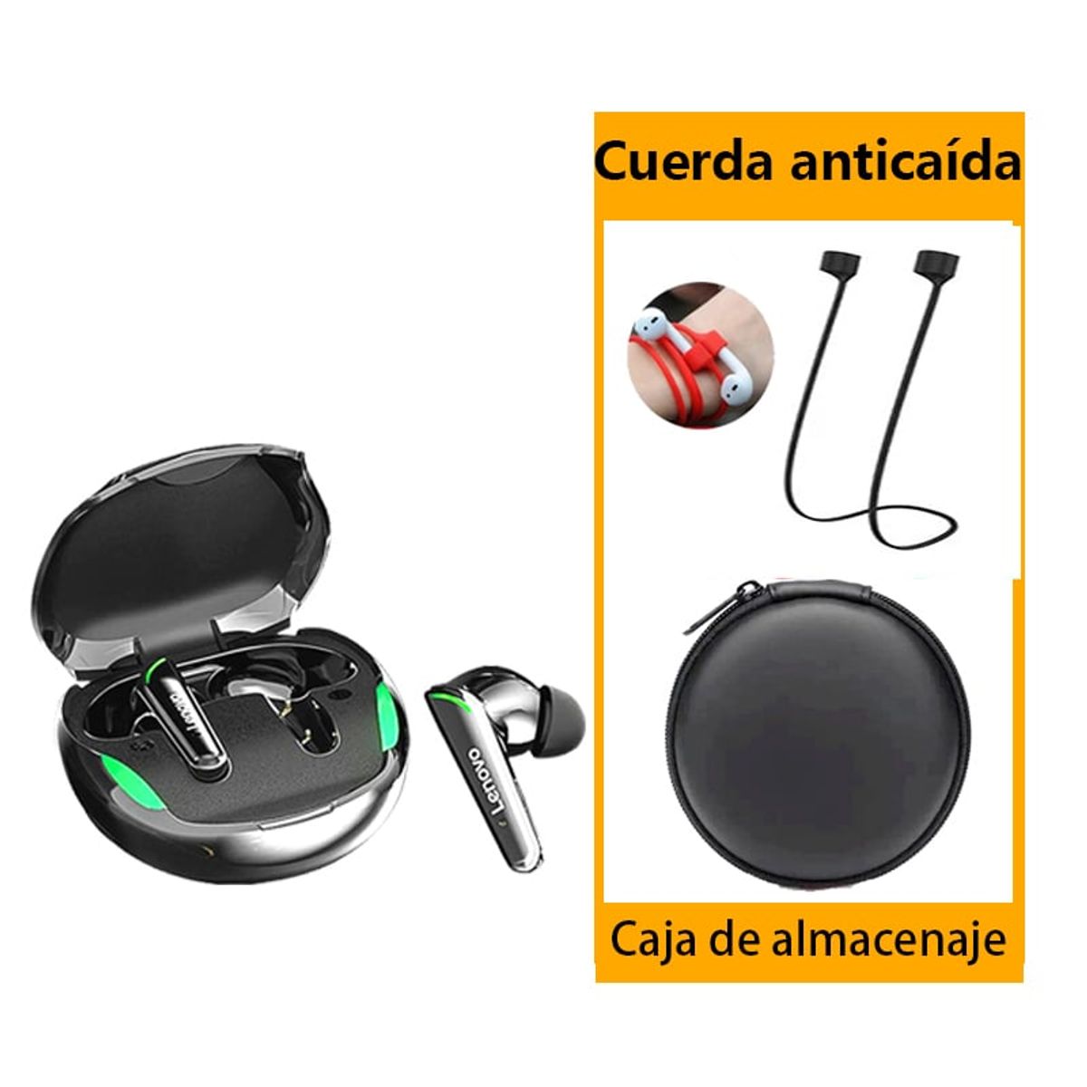 LENOVO - Lenovo XT92 Audifonos TWS y Bolsa de almacenamiento