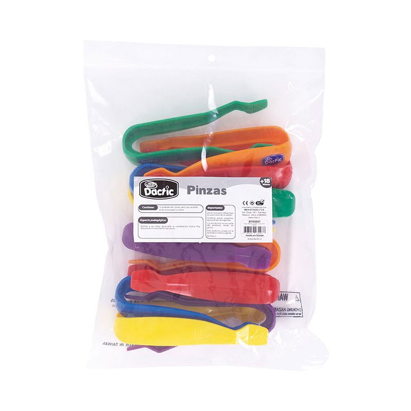 DACTIC - Set Didactico Pinza Plastica Dactic 12uds