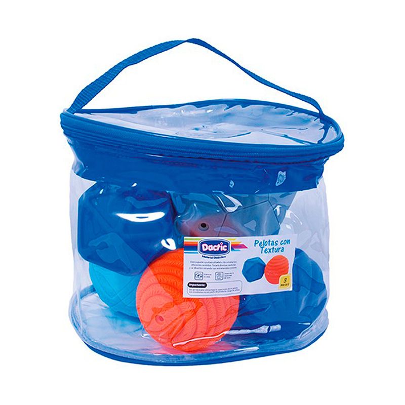 DACTIC - Set Pelota Goma Texturizadas Dactic 7uds
