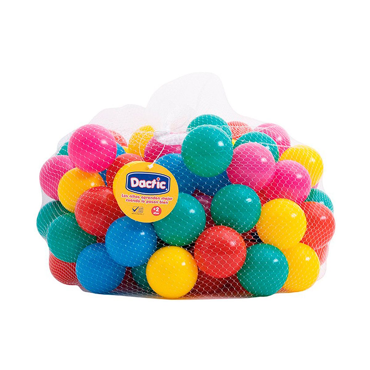 DACTIC - Set de Pelota plastica 6cm Dactic Malla100 uds