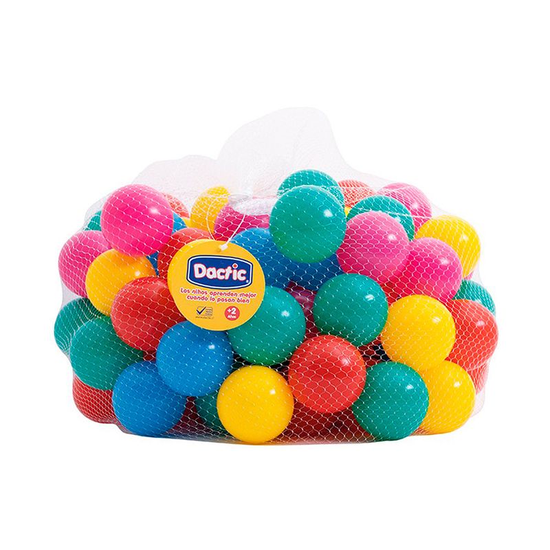 DACTIC - Set de Pelota plastica 6cm Dactic Malla100 uds