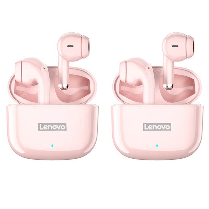 LENOVO - Set de 2 Audífonos Lenovo LP40 Pro - Rosa
