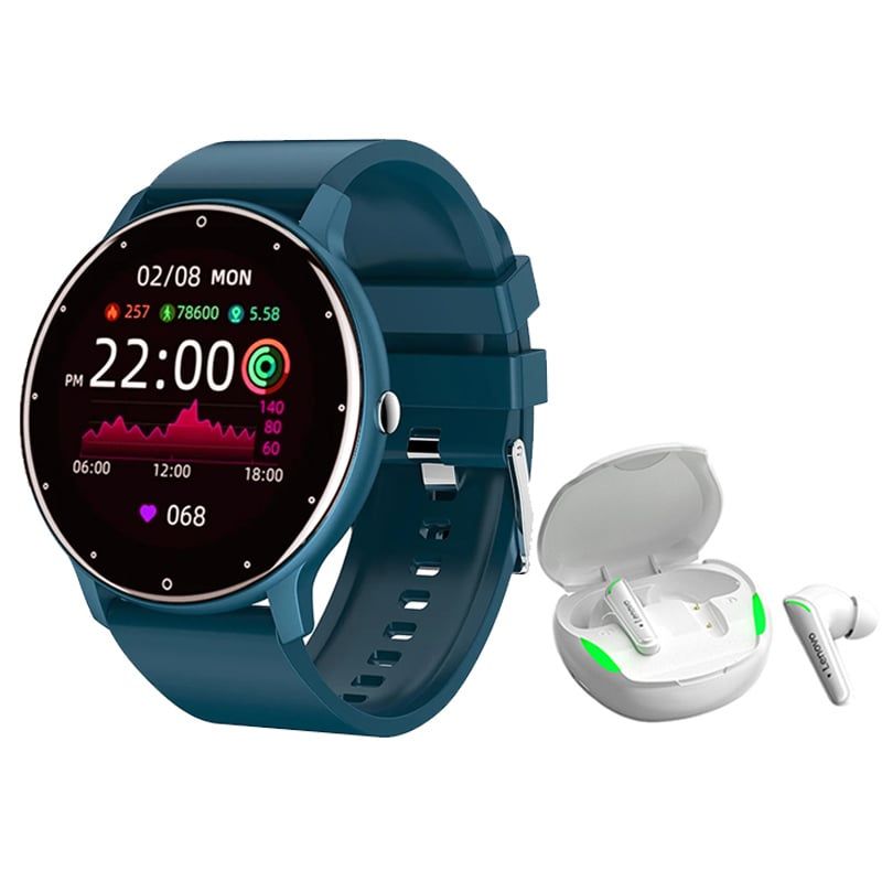 LENOVO - Audífonos lenovo xt92 de tws-Blanco y toumi fit 2-Bu watch