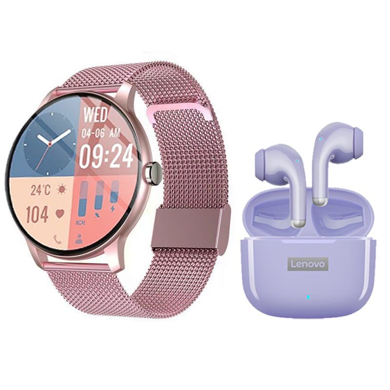 LENOVO - Audífonos Lenovo LP40 Pro y Toumi Fit Pro watch Reloj inteligente