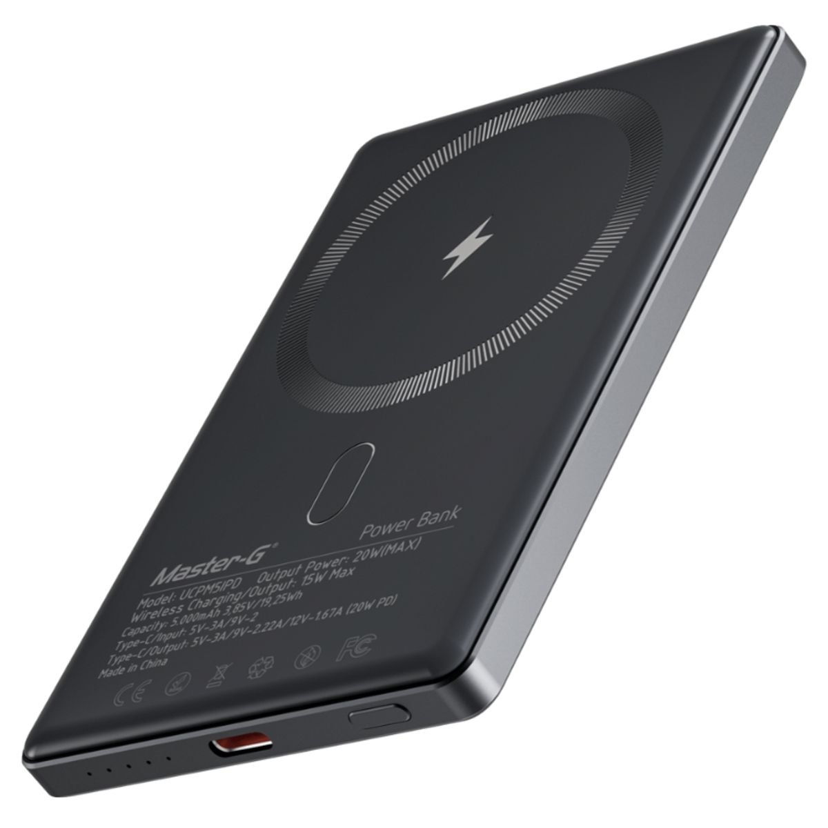 MASTER G - Cargador Inalámbrico MAGSAFE 5.000 mAh