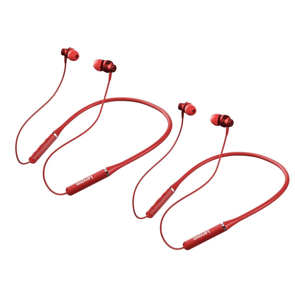 LENOVO - Set de 2 audífonos Lenovo XE05 - Rojo