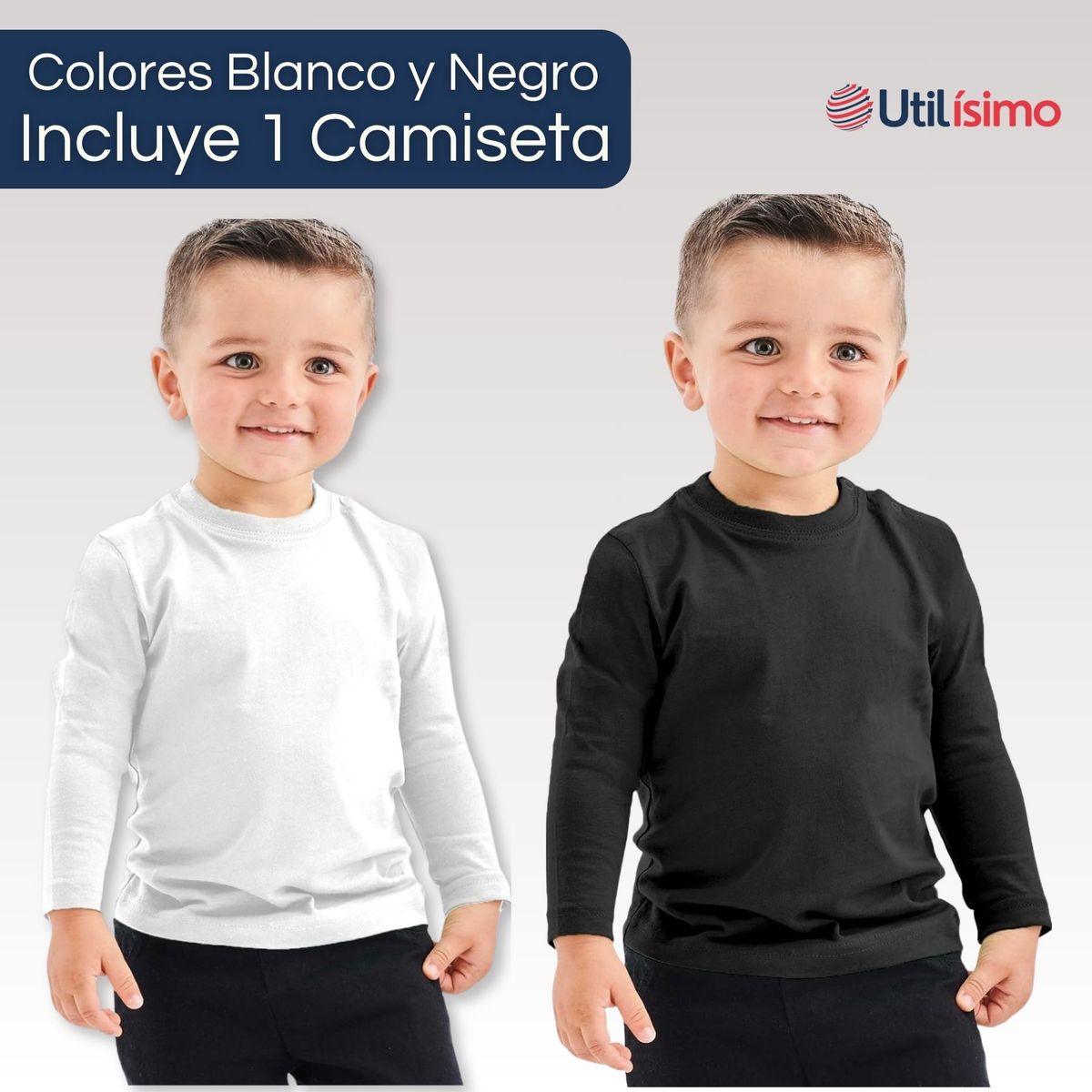 UTILISIMO - Camiseta Polera Polar Niño Primera Capa Surtido