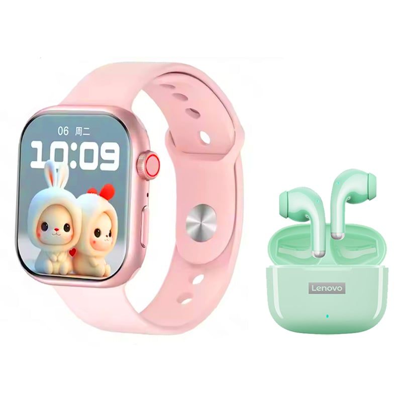 LENOVO - Lenovo LP40 PRO V Audífonos Bluetooth y S10 reloj inteligente P
