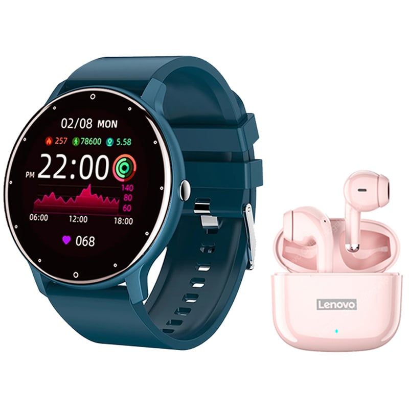 LENOVO - Audífonos Lenovo LP40 Pro De y Toumi Fit 2-B watch Reloj inteligente