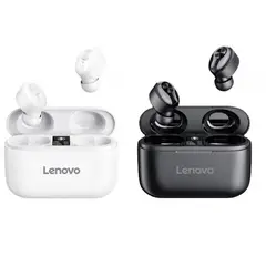 LENOVO - Set 2 De audífonos HT18 De PRO bluetooth 50-Negro+Blanco
