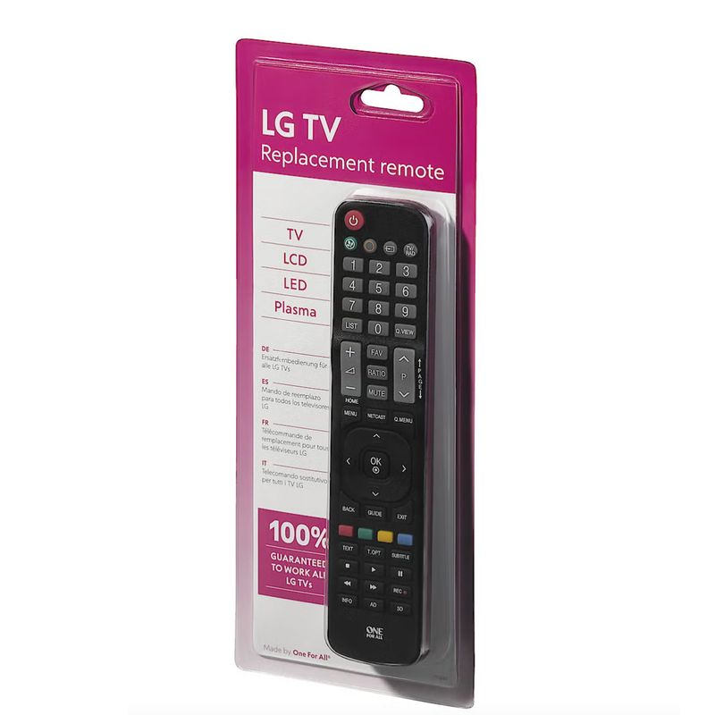 JOIGO - Control Remoto Universal Compatible con LG Plasma Led tv