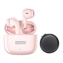 LENOVO - Audífonos LP40 Pro - Rosa + Estuche