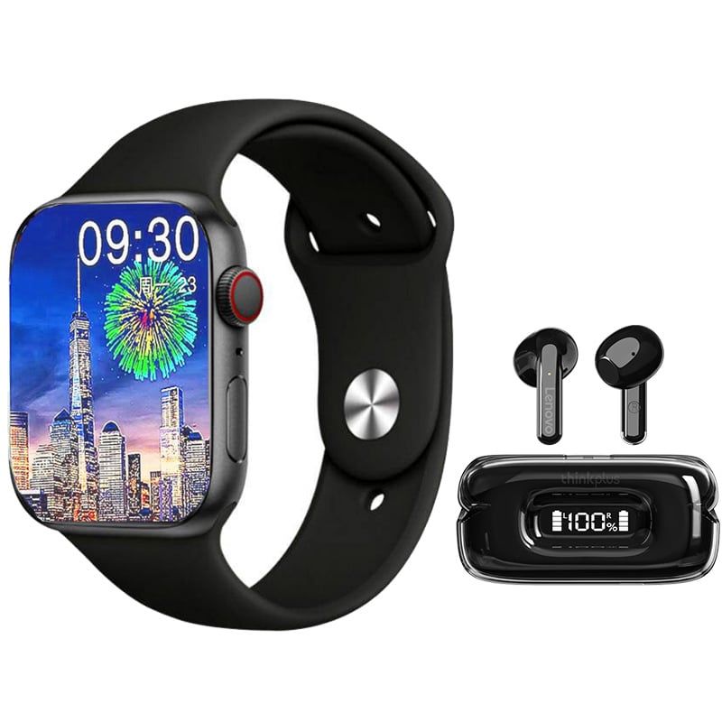 LENOVO - Audífonos Lenovo x15ii-Negro y Toumi watch S9 Pro Reloj inteligente