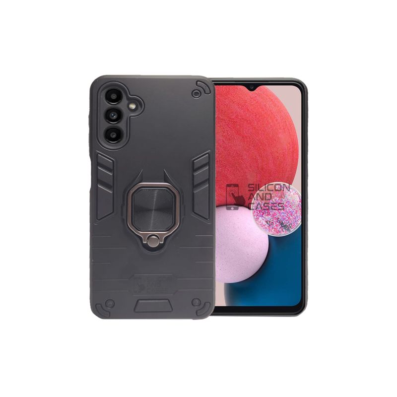 GENERICO - CARCASA ANILLO ANTIGOLPE PARA CELULAR SAMSUNG A13 5G COLOR NEGRO