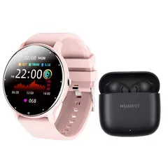 HUAWEI - Freebuds se 2 Audífono-Negro y Toumi Fit 2-P Reloj inteligente