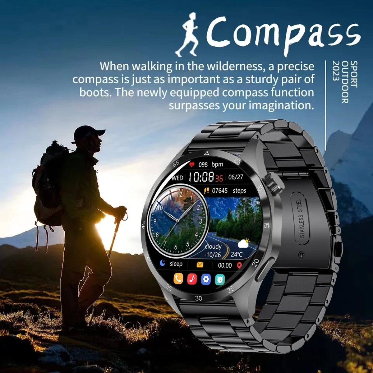 LENOVO - Audífonos Lenovo XT62-Negro y Toumi GT-Zero-W Amold Reloj inteligente