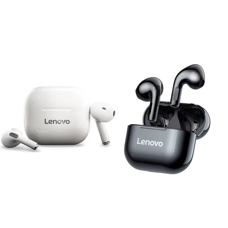 LENOVO - Set de 2 audífonos Lenovo LP40 - Negro + Blanco