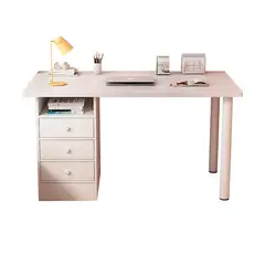 DE TODO Y MAS - Escritorio 3 cajones 100cm Chic Home - Blanco