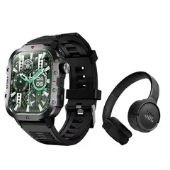 JBL - Audífonos 510BT TWS-Negro y Toumi GT-K reloj inteligente