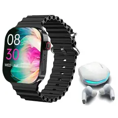 LENOVO - Audífonos GM2 PRO-Blanco y Toumi I9 PRO-B Reloj inteligente