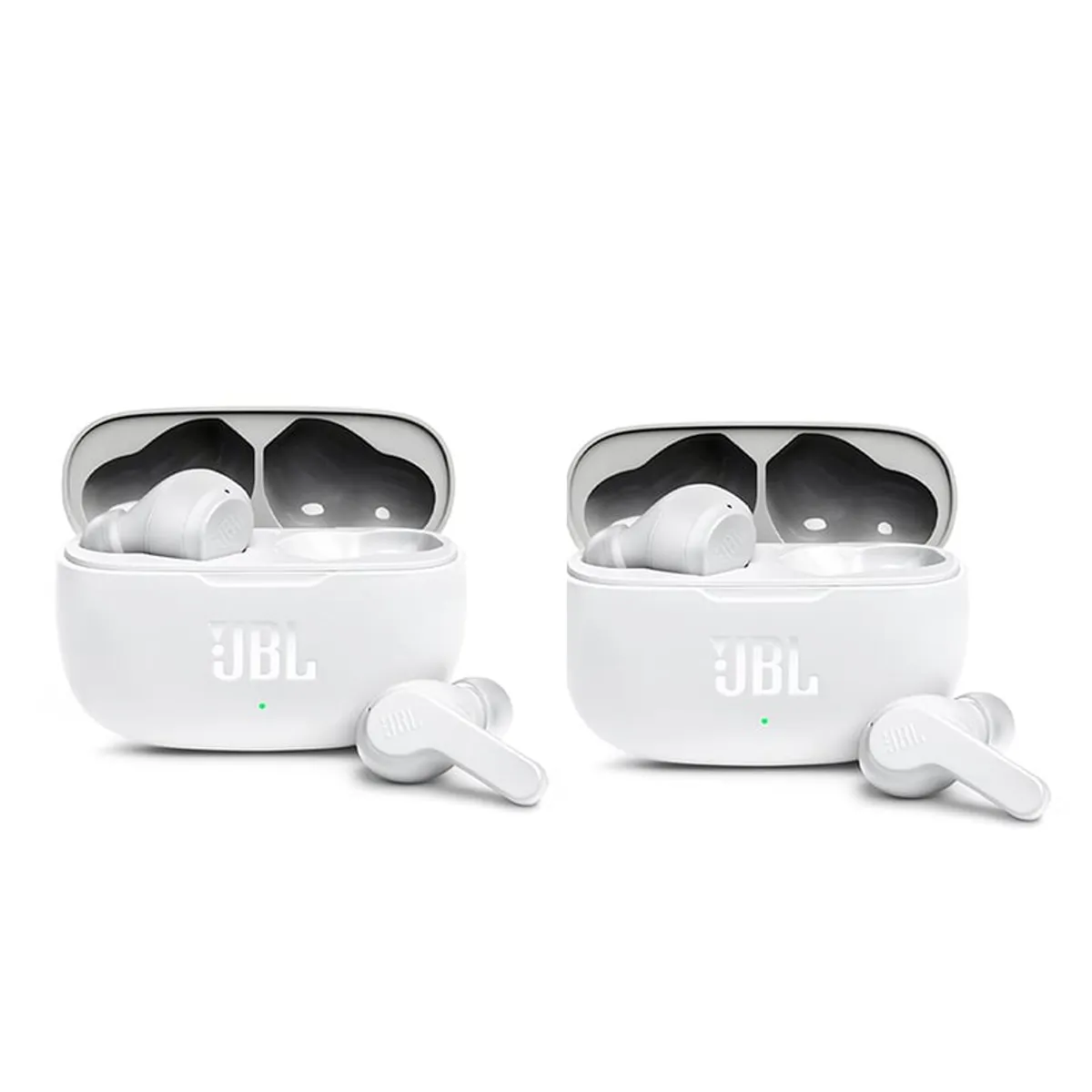 JBL - Set 2 Audífonos Bluetooth JBL WAVE 200 TWS - Blanco