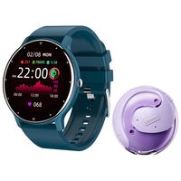 Audífonos X15 PRO-Morado y Toumi Fit 2-B Reloj inteligente