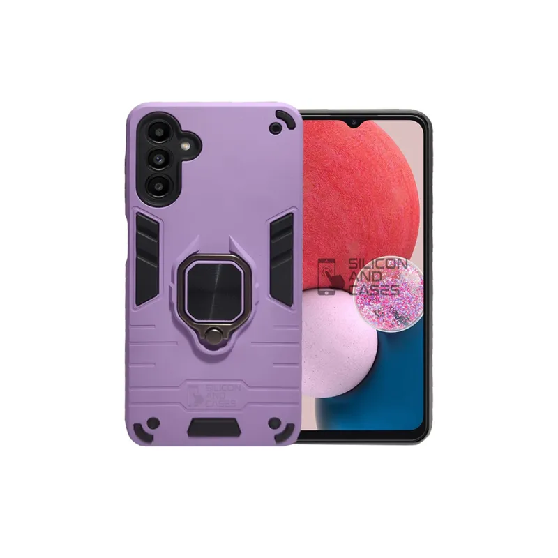 GENERICO - CARCASA ANILLO ANTIGOLPE PARA CELULAR SAMSUNG A13 5G COLOR LILA