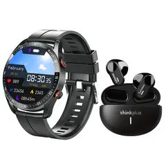 LENOVO - LP19 De Audífono y Toumi watch GT-X-Negro