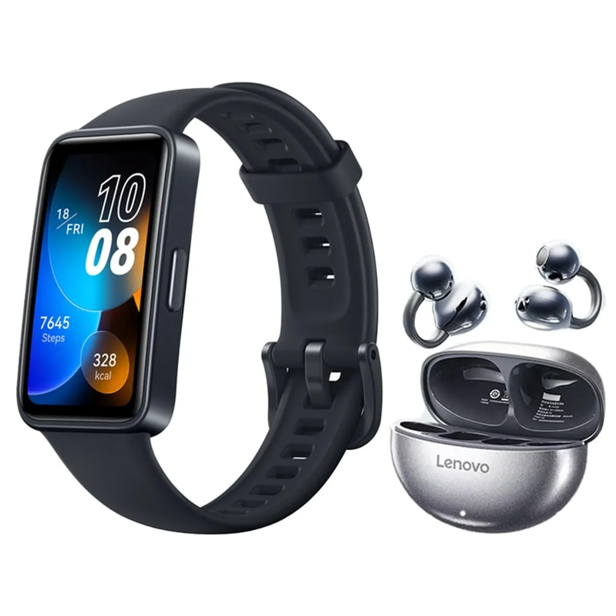 HUAWEI - Audífonos Lenovo TA140 N Bluetooth y Huawei Band 8 N Reloj inteligente
