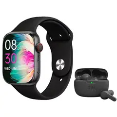 JBL - Wave Beam Negro Audífonos tws y Toumi Watch S9 Pro max-B