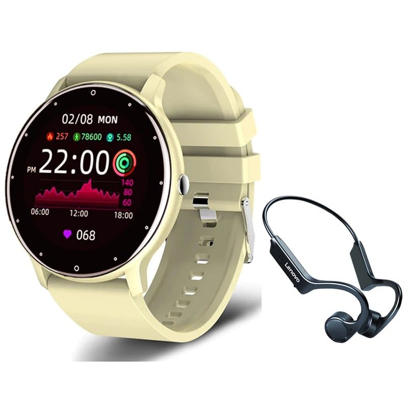 LENOVO - Lenovo X4 De Audífonos tws y Toumi Watch Fit 2-Y Reloj inteligente
