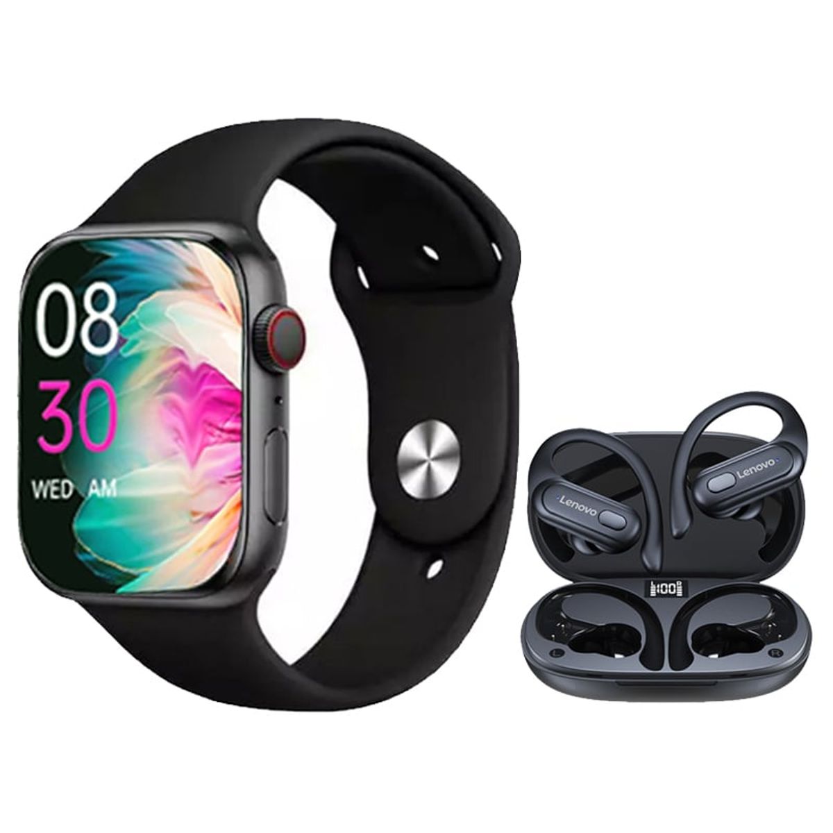 LENOVO - Lenovo XT60 De Audifonos tws-Negro y Toumi Watch S9 Negro