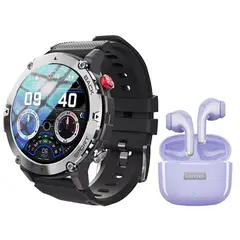 LENOVO - Toumi GT-C Reloj inteligente y LP40 Pro De Auriculares-Morado