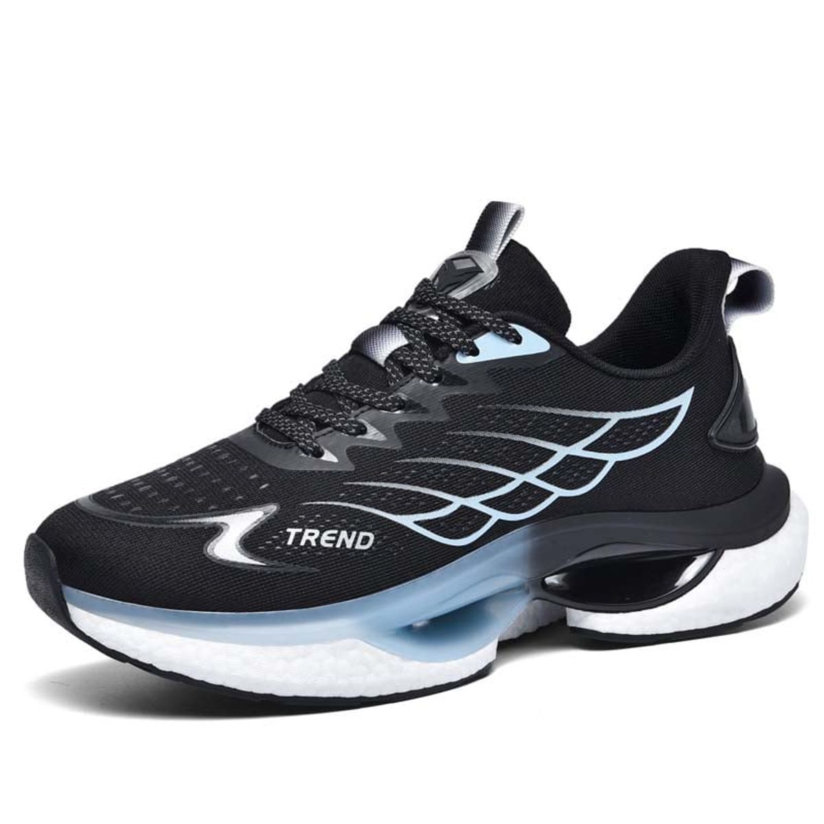 SHANDIAN - Zapatillas Deportivos Hueco Hombre Negro