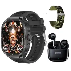 LENOVO - Audífonos LP40-Negro y Smartwatch Toumi GT-W Max-B Amoled