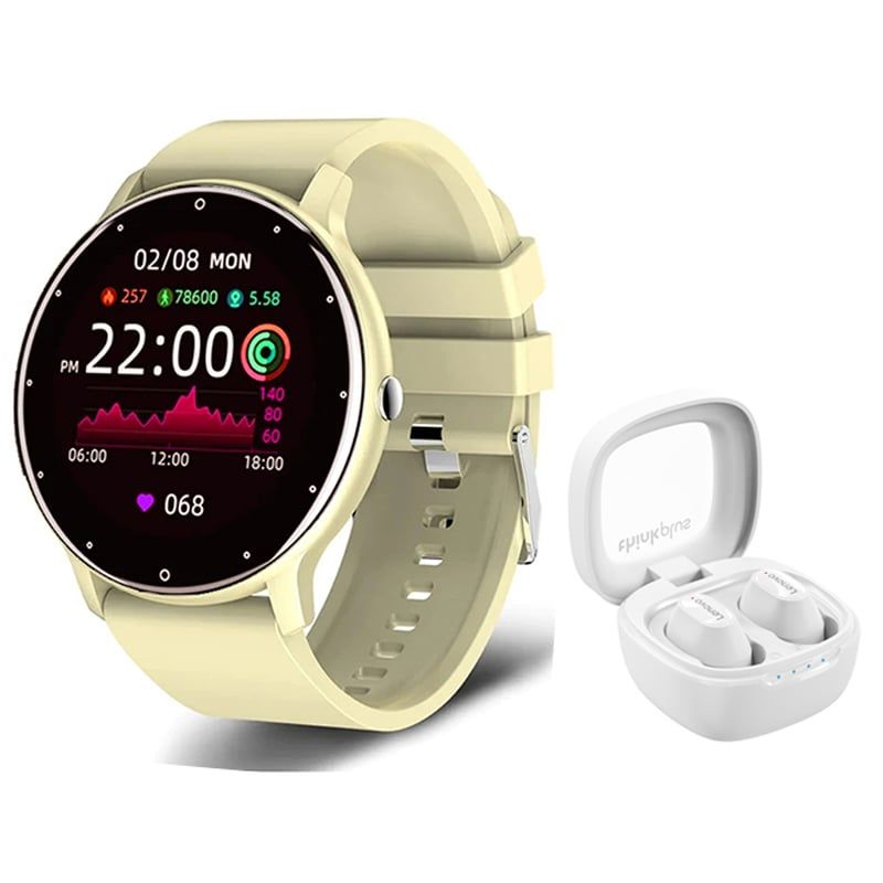 LENOVO - Audífonos Lenovo XT62-Blanco y Toumi Fit 2-Y watch Reloj inteligente