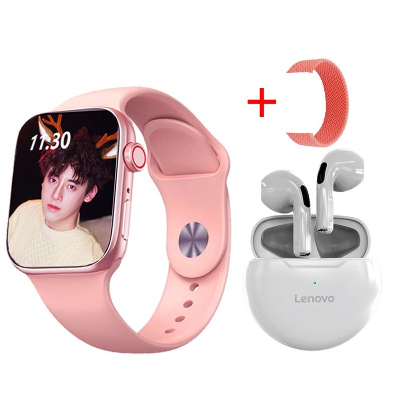 LENOVO - Audífonos Lenovo HT38-Blanco y Smart Watch Toumi GT-T2 PRO MAX-PI