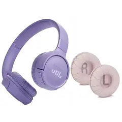 JBL - Audifonos Inalámbrico Tune 520BT-Morado Y Algodón insonorizado-P_