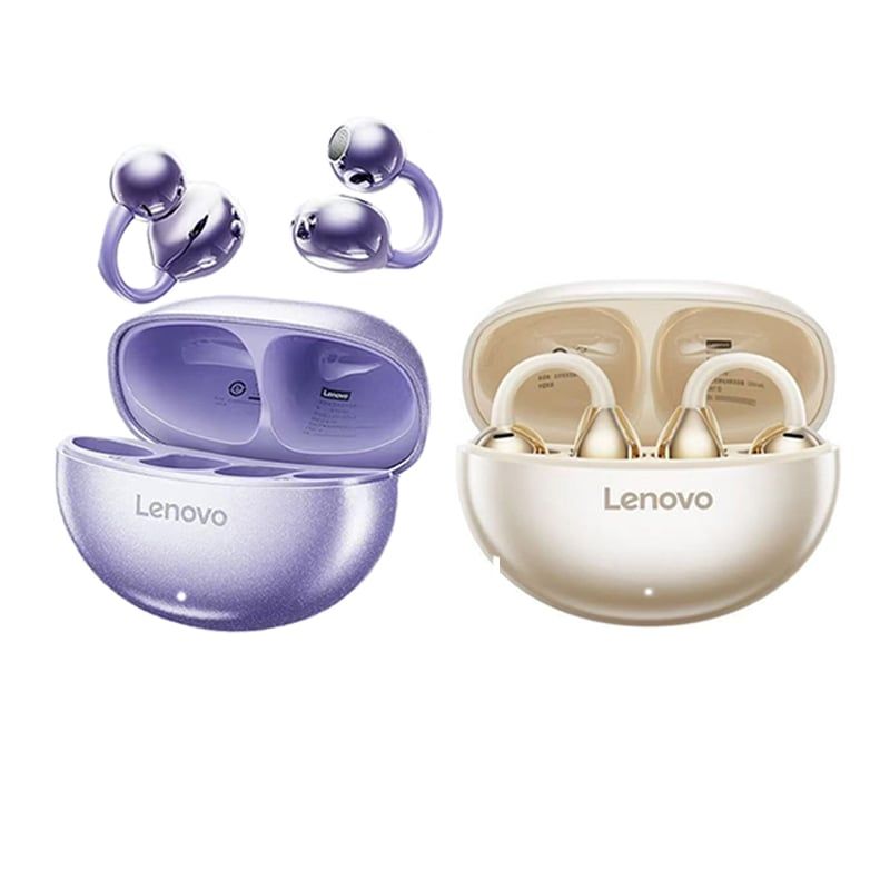LENOVO - Audífonos Lenovo TA140  Tws Auriculares Bluetooth 54-Blanco y Morado