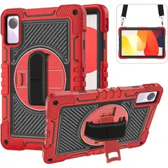 GENERICO - Funda Antigolpes Compatible Con Xiaomi Redmi Pad Se Rojo